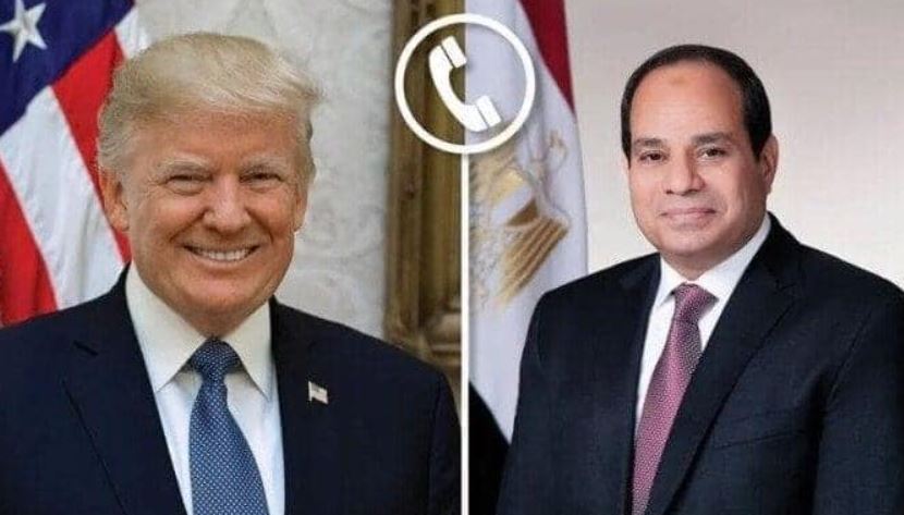 ترامب يرحب بزيارة مصر.. والسيسي: تستحق نوبل للسلام