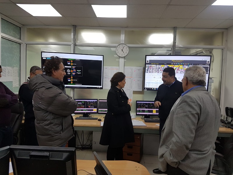 وزيرة الطاقة تتفقد مركز المراقبة والتحكم في شركة الكهرباء الأردنية