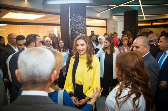 الملكة رانيا العبدالله تُطلق منصة إدراك للتعلُّم المدرسي