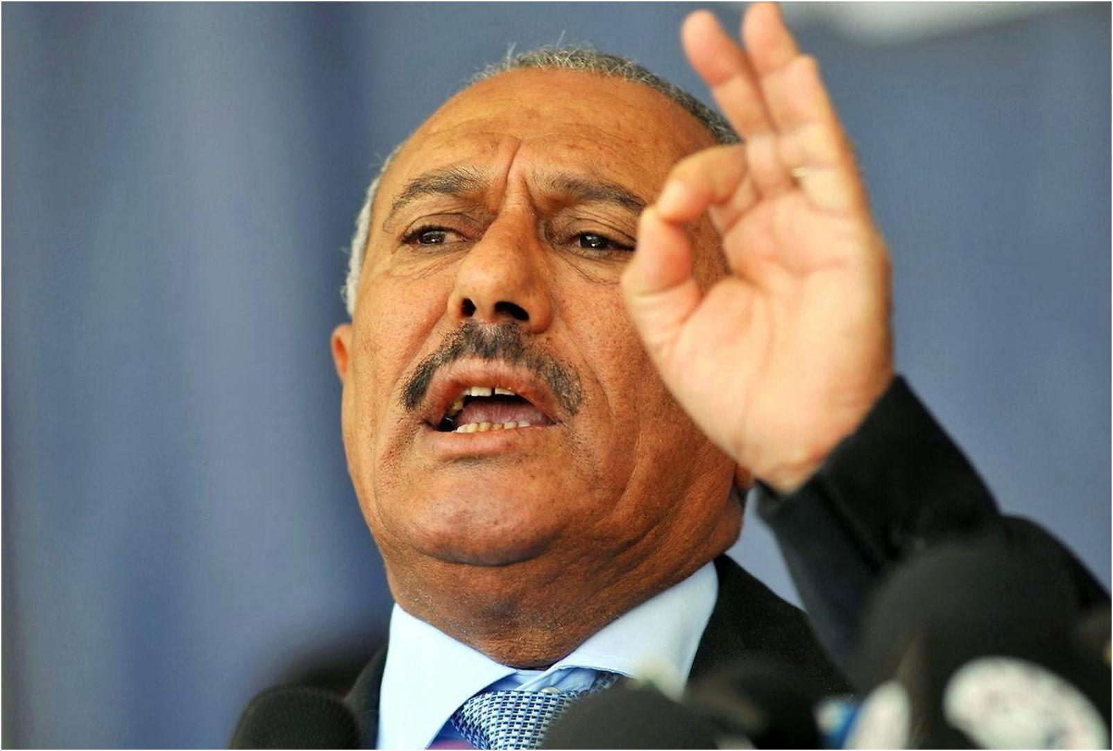 صالح يهاجم الحوثيين واصفاً إياهم بـ”المرتزقة”