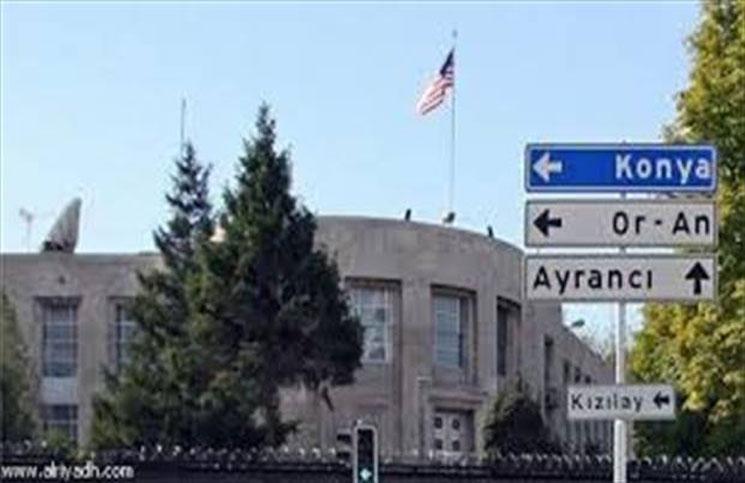 إطلاق نار على السفارة الأمريكية في أنقرة