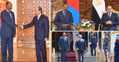 قمة “مصرية - إريترية” بقصر الاتحادية.. السيسى يعرب عن تقديره للتعاون المشترك ووحدة الرؤى