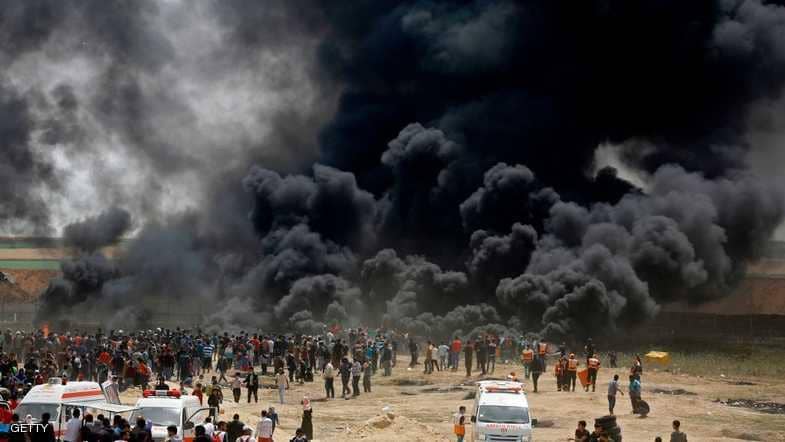 إصابة فلسطينيين بالجمعة الثالثة لمسيرة “العودة الكبرى”