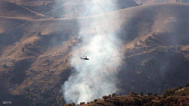طائرات تركية تضرب أهدافا في العراق.