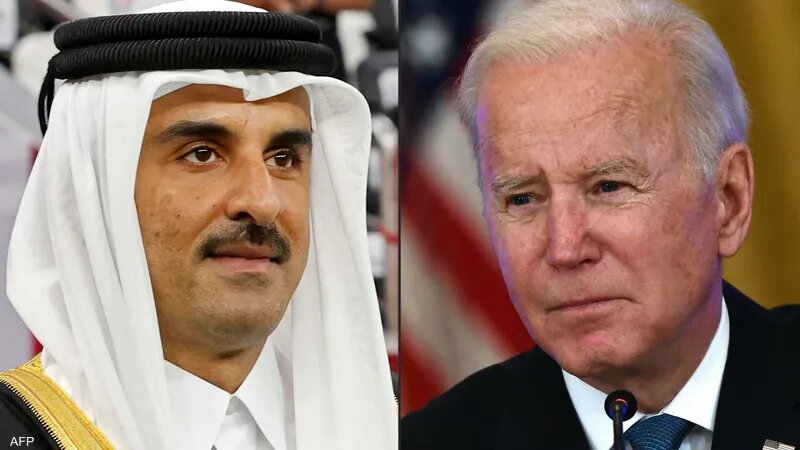 بايدن يحث أمير قطر على الضغط على حماس للموافقة على “الاتفاق”