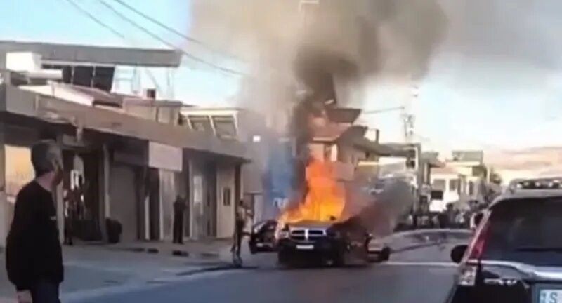 مسيرة إسرائيلية تستهدف سيارة في مرجعيون جنوبي لبنان