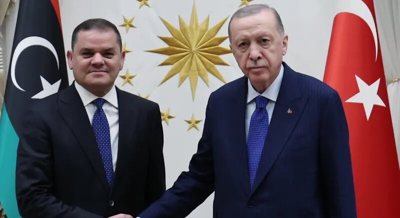 أردوغان يعزي الدبيبة في وفاة الحداد ومرافقيه في حادث الطائرة