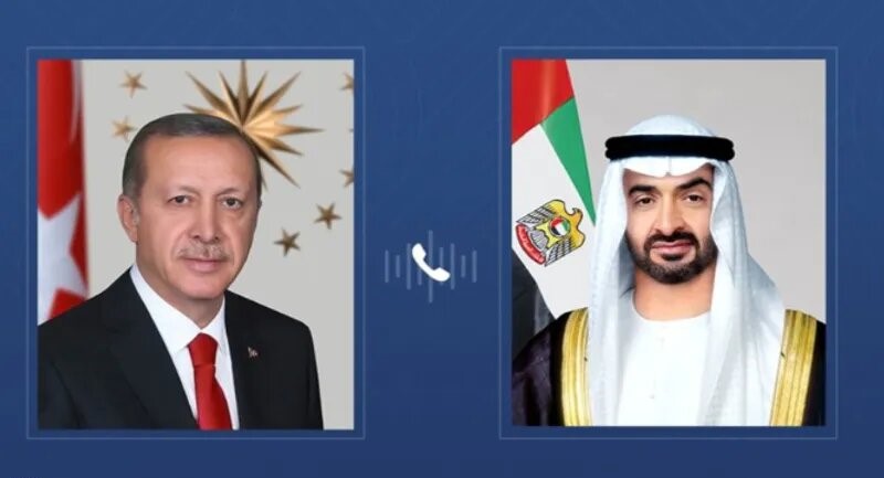 الشيخ محمد بن زايد وأردوغان يبحثان هاتفيا علاقات التعاون