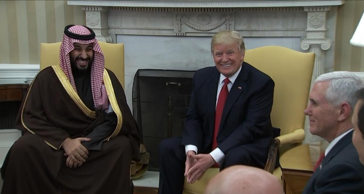 ترامب يلتقي ولي ولي العهد السعودي