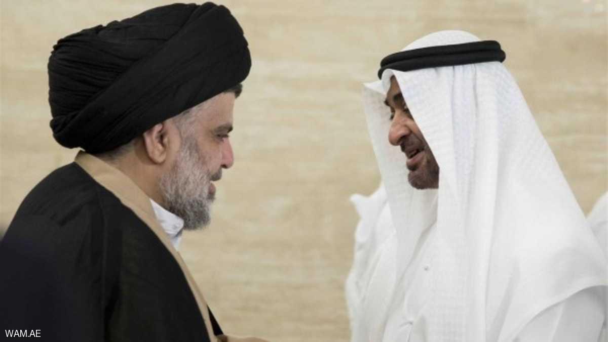 محمد بن زايد يستقبل مقتدى الصدر في أبوظبي
