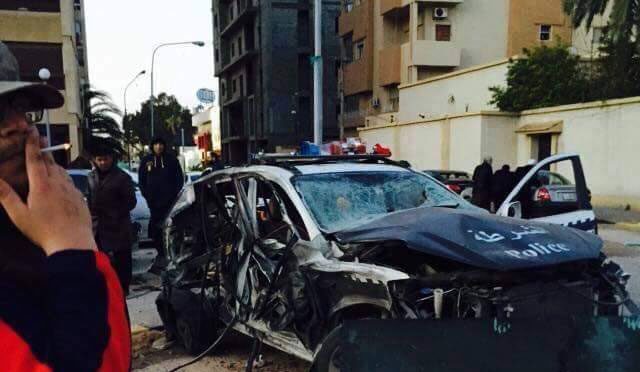 ليبيا: مقتل شرطي في انفجار بمقر مفوضية الانتخابات بطرابلس