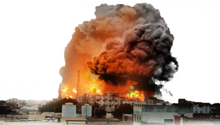 غارة أمريكية بريطانية تستهدف محافظة الحديدة غرب اليمن