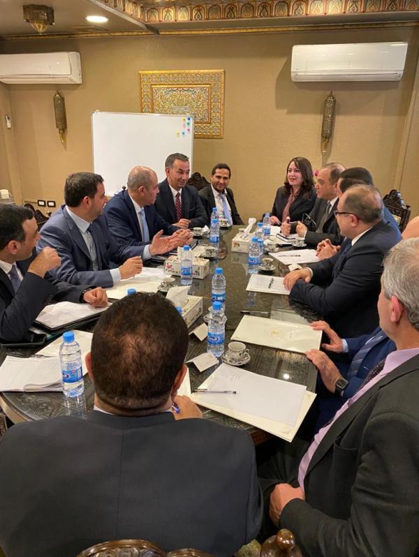 وزير الصناعة الأردني يلتقي نظيره السوري بالعاصمة دمشق