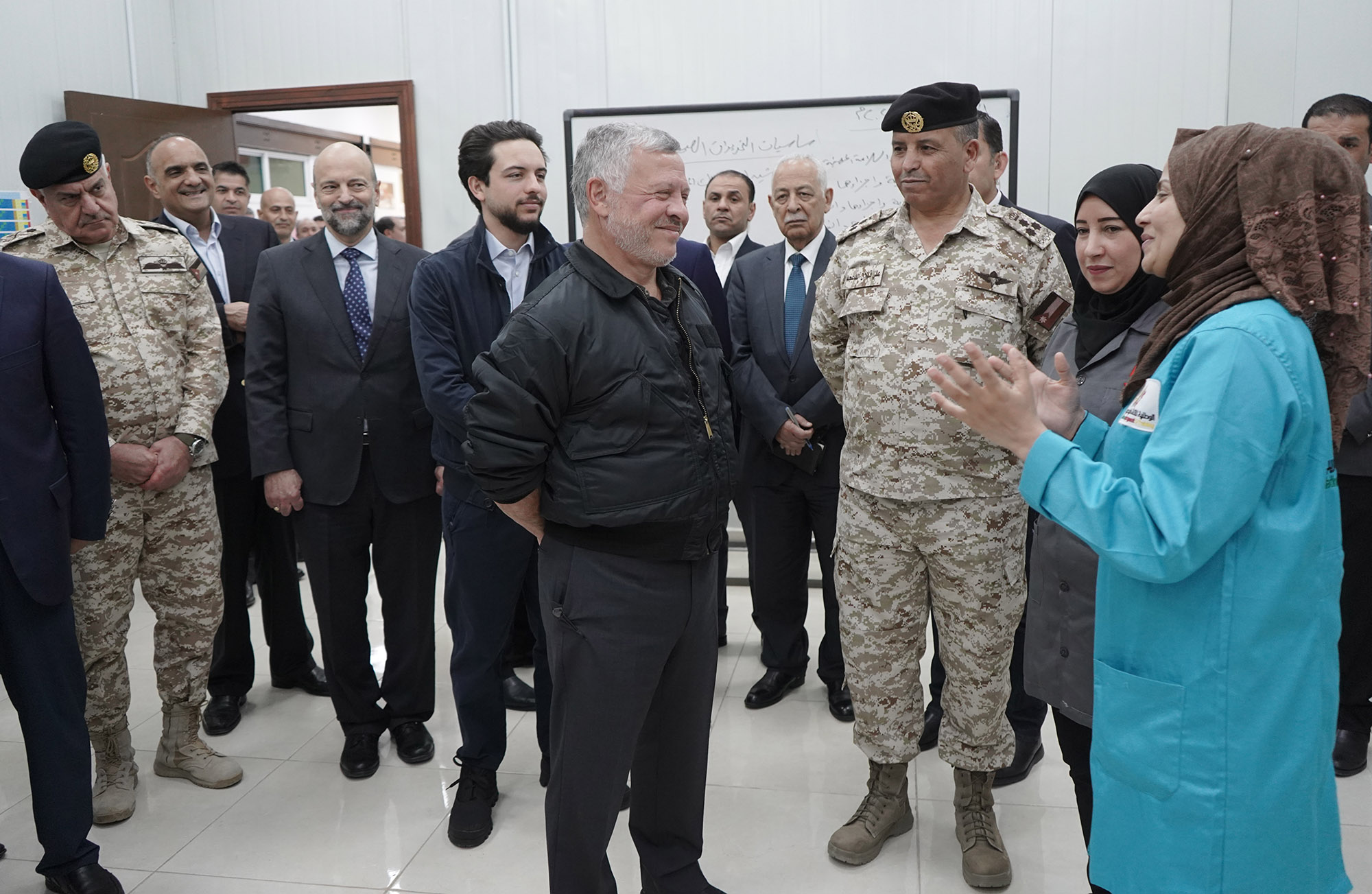 جلالة الملك عبدالله الثاني يزور منطقة الملك الحسين بن طلال التنموية في المفرق