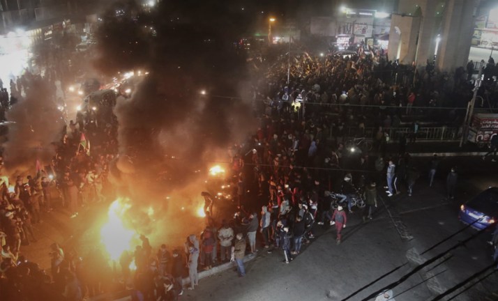 إندلاع مظاهرات في قطاع غزة والضفة والشتات بعد إعلان صفقة ترامب