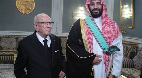 ولي العهد السعودي الأمير محمد بن سلمان بحث مع الرئيس التونسي العلاقات الثنائية