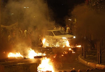 مواجهات بين شبان فلسطينيين وأمن السلطة في نابلس