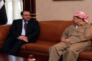 توسط إيراني بين المالكي وبارزاني.. والحل ملحق بالموازنة