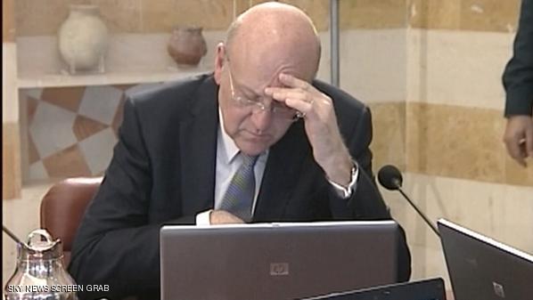 لبنان.. نجيب ميقاتي يعلن استقالة حكومته بسبب خلافات