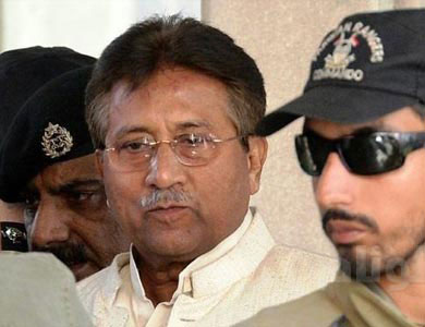 اعتقال مشرّف رسمياً في قضية اغتيال أحد زعماء بلوشستان