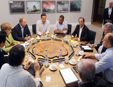 مجموعة الثماني تضغط على روسيا لتغيير موقفها من النزاع السوري