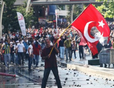 تركيا تتهم «الشتات اليهودي» بتدبير احتجاجات بإسطنبول