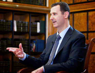 الأسد: سوريا لا تشهد حربا أهلية بل تتعرض لهجوم من تنظيم القاعدة
