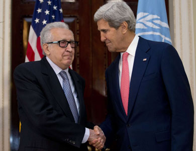 كيري يدعو لعقد مؤتمر سلام بشأن سوريا قريبا جدا