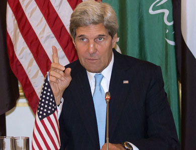 كيري للأسد: إيران وحزب الله سبب صمودك والحرب لن تتوقف إلا برحيلك