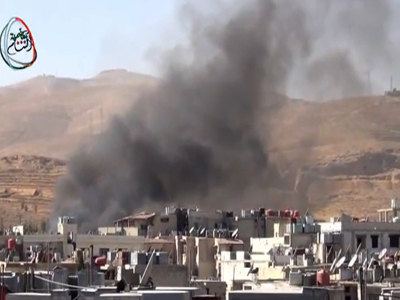 مقاتلون إسلاميون يحاربون الجيش للسيطرة على بلدة مسيحية في سورية