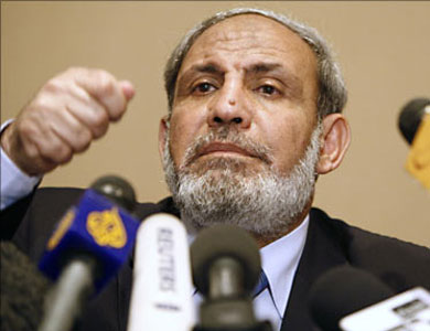 الزهار:المفاوضات بين السلطة الفلسطينيةوإسرائيل وصلت إلى المسّ بالثوابت