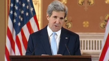 كيري يعلن ان المساعدة الى الجيش السوري الحر قد تستأنف “سريعا جدا”