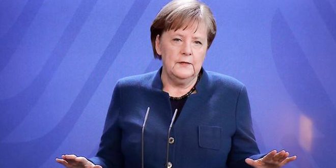 ميركل: فايروس كورونا أكبر اختبار يواجهه الاتحاد الأوروبي‎