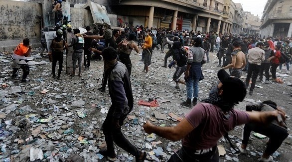 مقتل 45 عراقياً على الأقل بعد إحراق قنصلية إيرانية في النجف