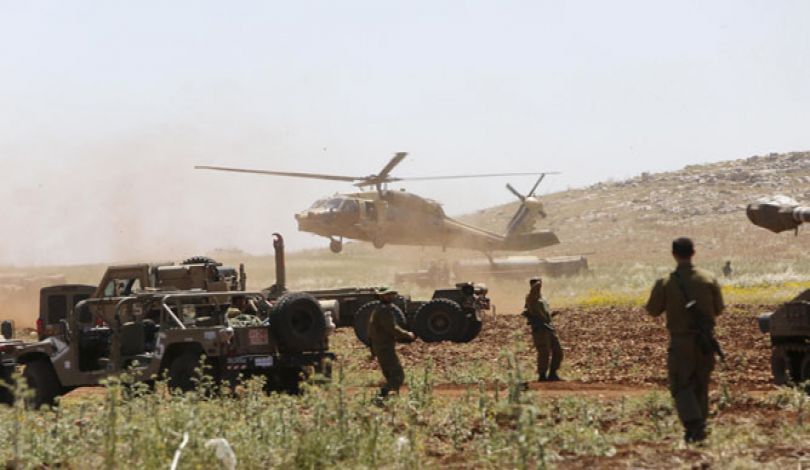 جيش الاحتلال الإسرائيلي يبدأ تدريبات عسكرية في الجولان المحتل