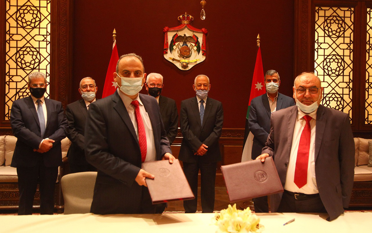 توقيع اتفاقية في الديوان الملكي الهاشمي لإنشاء البنك الوطني للبذور