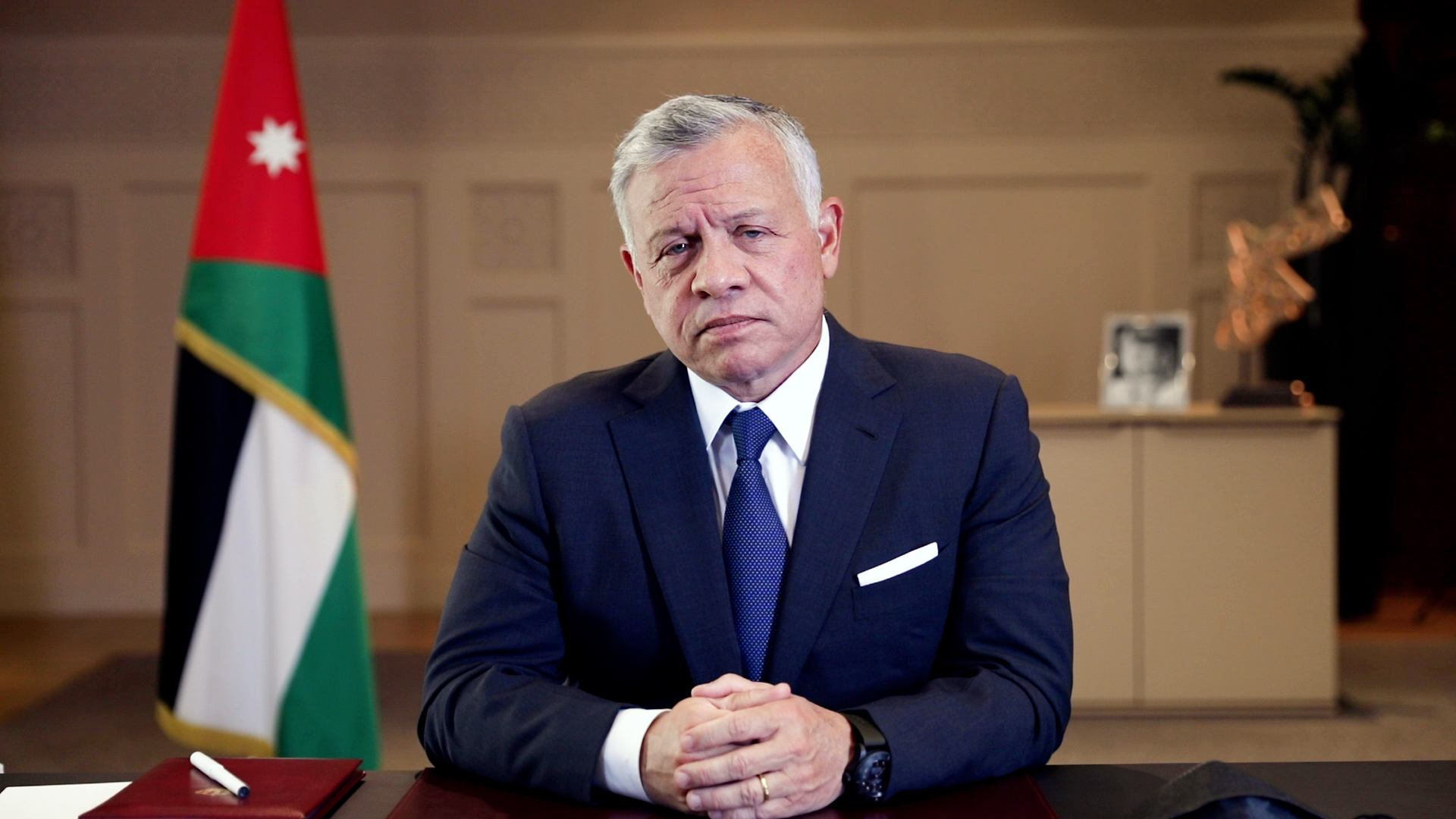 جلالة الملك يلقي كلمة في مؤتمر “الشرق الأوسط والإدارة الأميركية الجديدة”