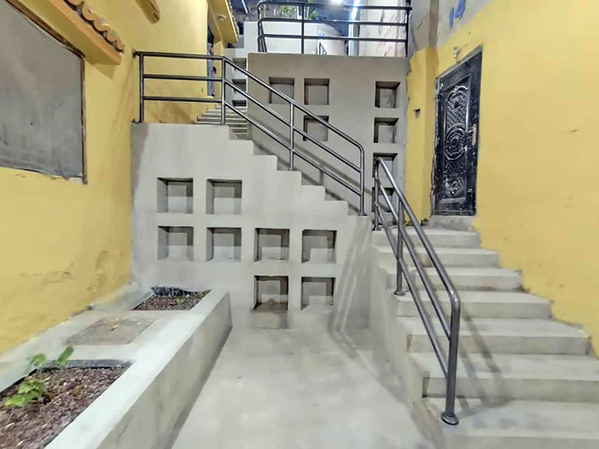 افتتاح إعادة تأهيل الدرج السابع في شارع القدس بمنطقة بدر