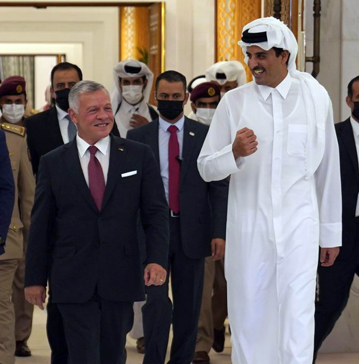 جلالة الملك في ختام زيارته لقطر: نتطلع لمواصلة البناء على علاقاتنا الوثيقة