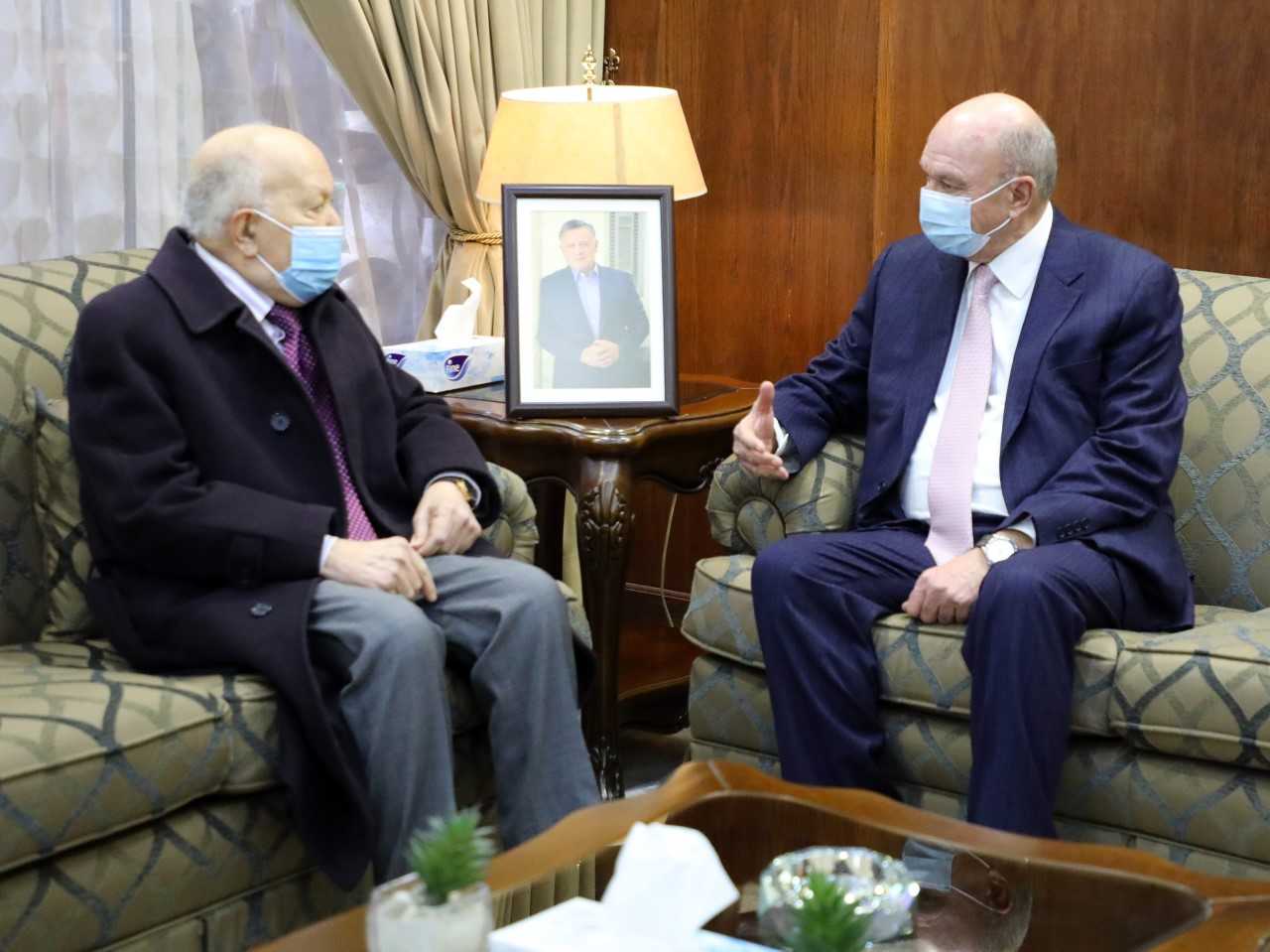 رئيس مجلس الأعيان يلتقي السفير المغربي