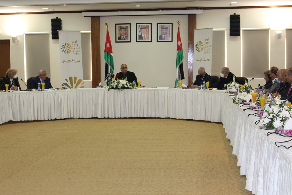 الخصاونة: الحكومة ملتزمة بتوفير المخصصات الكافية لإنجاح احتفالية إربد عاصمة للثقافة العربية 2022