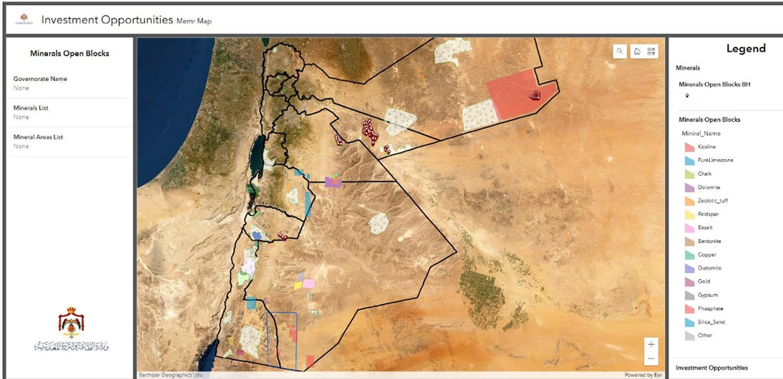 الخرابشة يطلق خريطة بالثروات المعدنية ومناطق استكشاف البترول والغاز