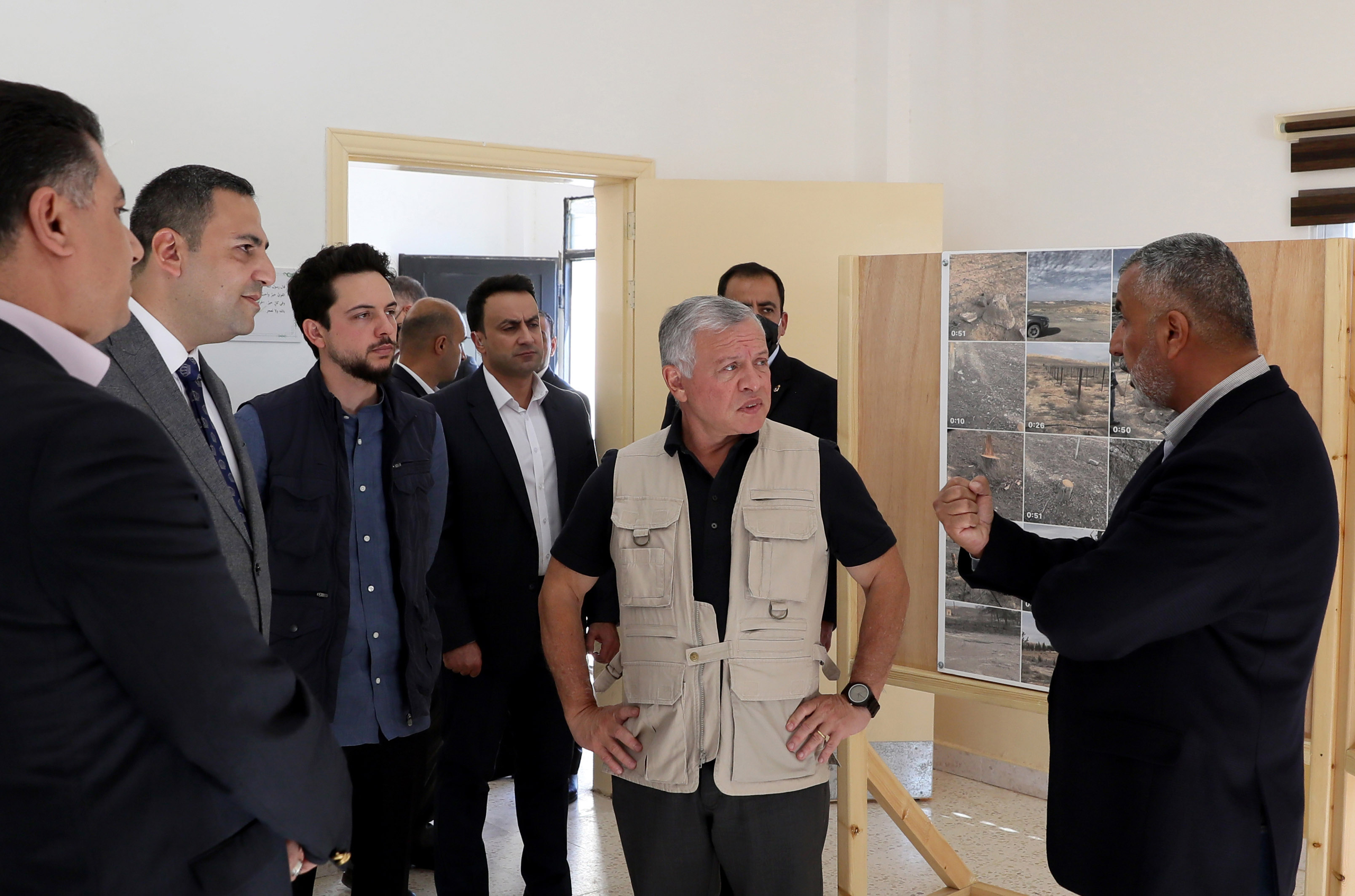 الملك يتفقد محطة اوهيدة الزراعية بالبادية الجنوبية ويعدّها نموذجا للشراكة بين القطاعين العام والخاص