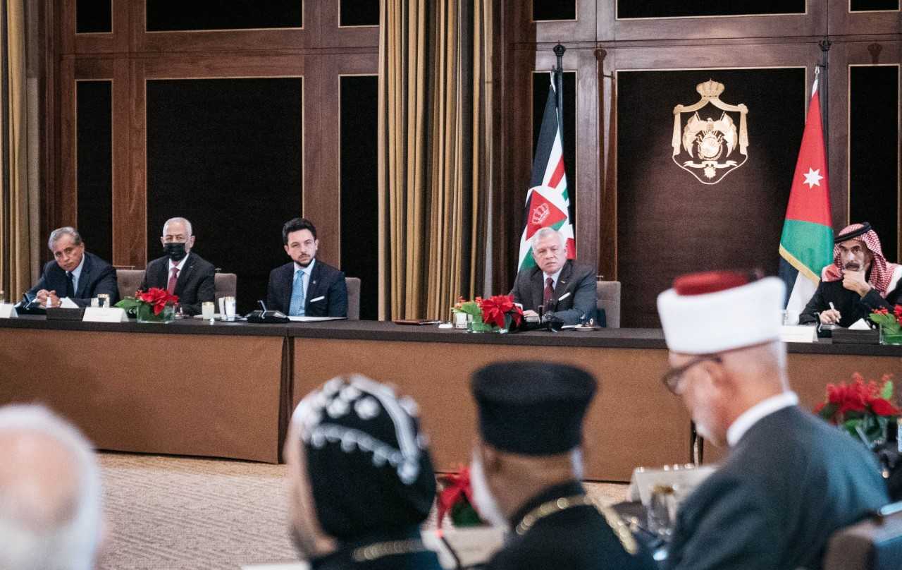 جلالة الملك يهنئ مسيحيي الأردن وفلسطين بالأعياد المجيدة