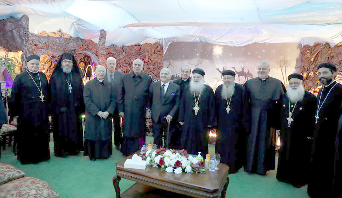 سمو الأمير الحسن يهنىء رؤساء وممثلي الكنائس الشرقية والغربية بمناسبة عيد الميلاد المجيد