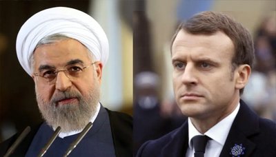 ماكرون يتصل هاتفيًا بروحاني لتهدئة التوتر في الشرق الأوسط‎