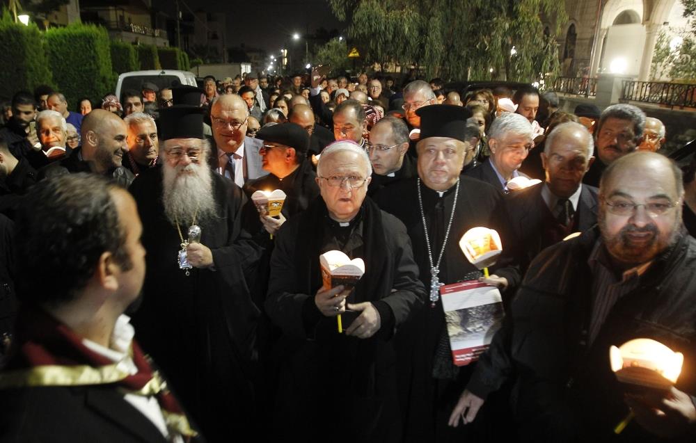 مسيرة شموع نظمتها كنائس عمان تأكيداً على عروبة القدس