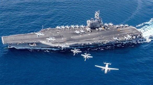 البحرية الأمريكية: نشر حاملة الطائرات بالخليج لا صلة له “بتهديد معين”