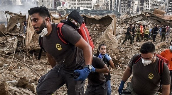 7 مفقودين على الأقل جراء انفجار مرفأ بيروت