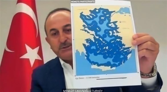 سخرية يونانية من وزير خارجية تركيا